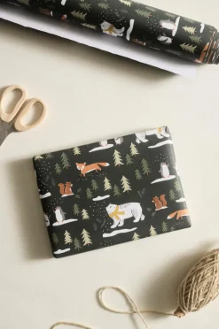 Fashion ANIMAL FOREST Lahjapaperi - Pituus 10 Metriä Lahjapaperit & Lahjanauhat|Joulukoristeet