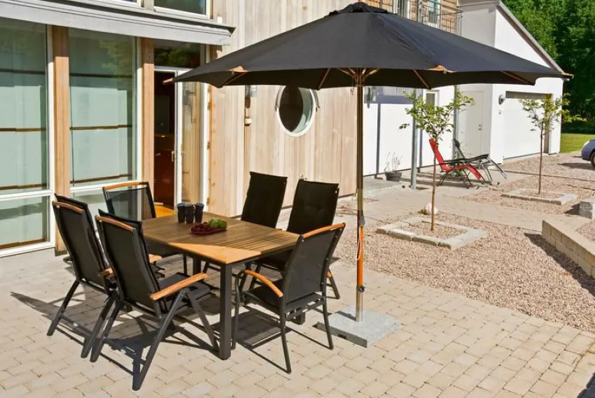 New AURINKOVARJO 335 Cm Auringonvarjot & Pergolat|Ulkokalusteet