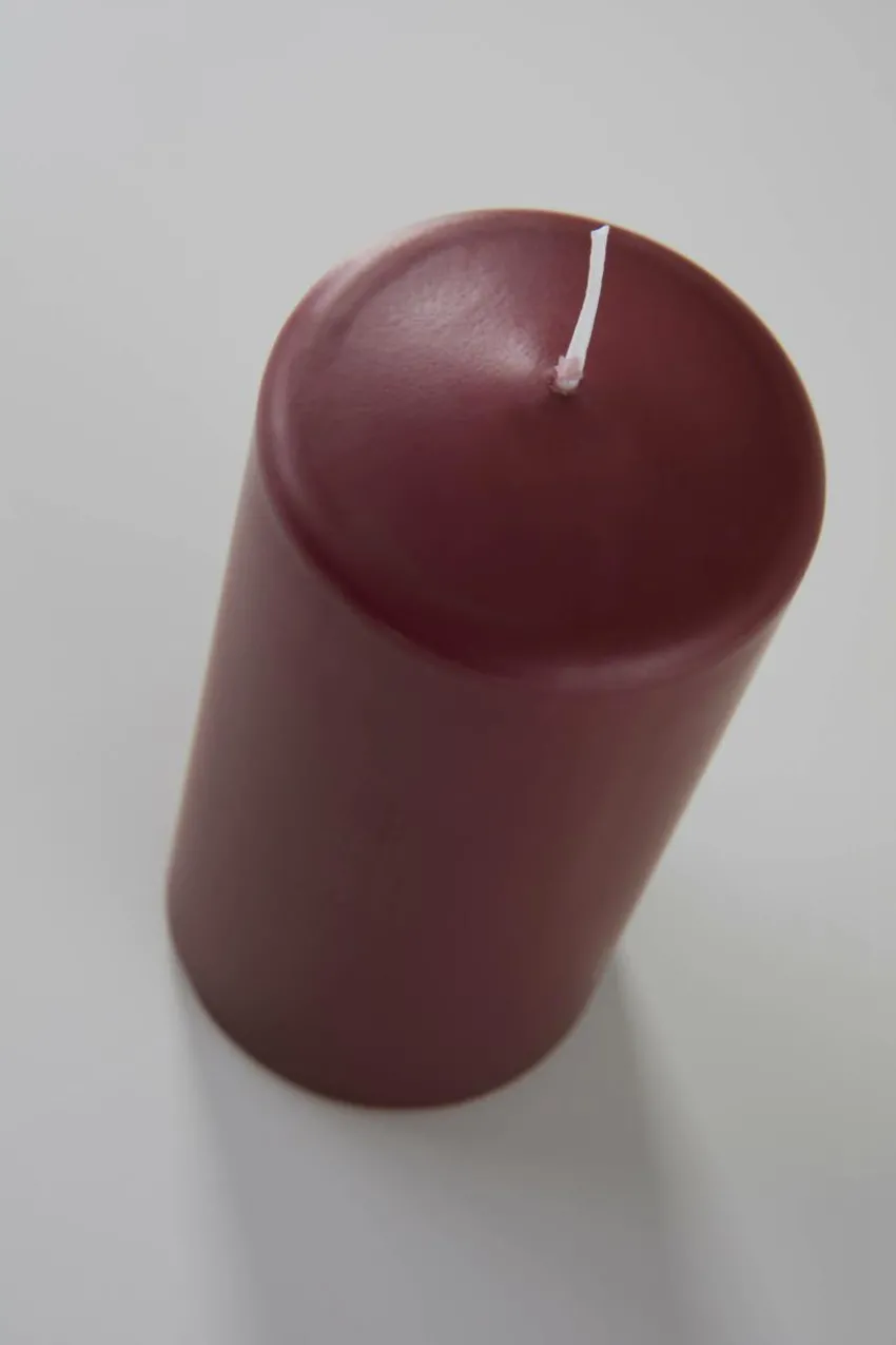Store BECKY MATT Pöytäkynttilä - Korkeus 12 Cm Kynttilät|Joulukoristeet