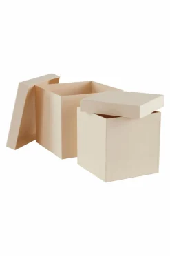 Shop BOXAS Pahvilaatikot, 2/pakk. - Kierrätettyä Materiaalia Säilytys|Lasten Sisustusesineet