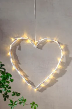 Online CRISPY HEART Seppele LED-valolla 27 Cm Jouluvalot