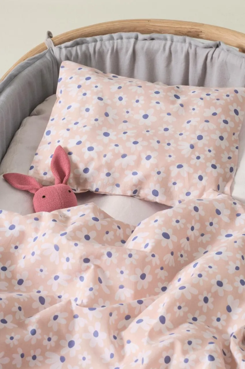 Fashion DAISY BABY Pussilakanasetti Vaunuihin/kehtoon - Ekologinen Lasten Vuodevaatteet