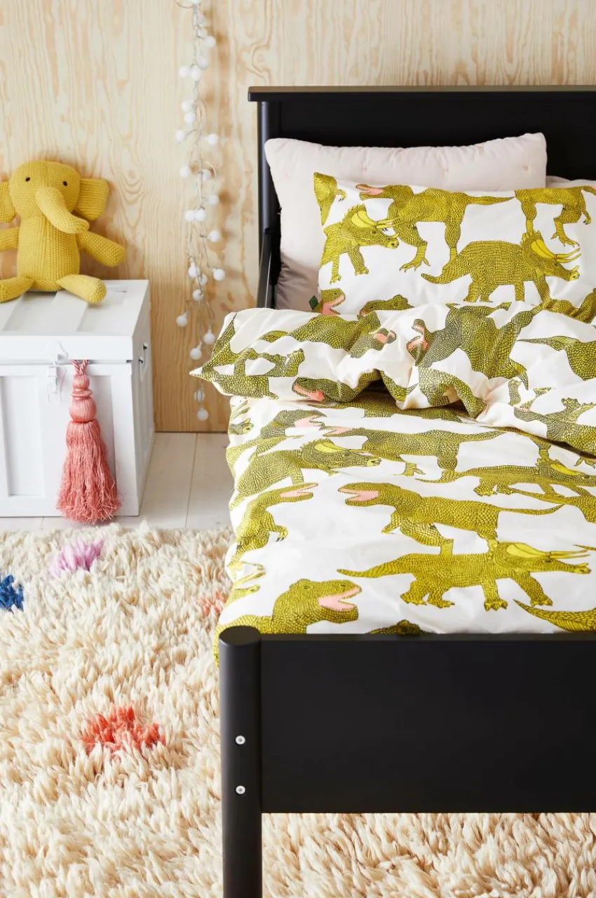 Flash Sale DINO BABY Pussilakanasetti Vaunuihin/kehtoon - Ekologinen Lasten Vuodevaatteet
