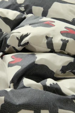 Best DINO Pussilakanasetti Kapeaan Sänkyyn - Ekologinen Lasten Vuodevaatteet