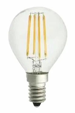 Cheap Filamenttikoristelamppu LED, Himmennettävä Pallolamppu, E14, 4 W, Ø 45 Mm, Meripihka Valonlähteet