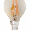 Store Filamenttikoristelamppu LED, Himmennettävä Pallolamppu, E14, 4 W, Ø 45 Mm, Meripihka Valonlähteet