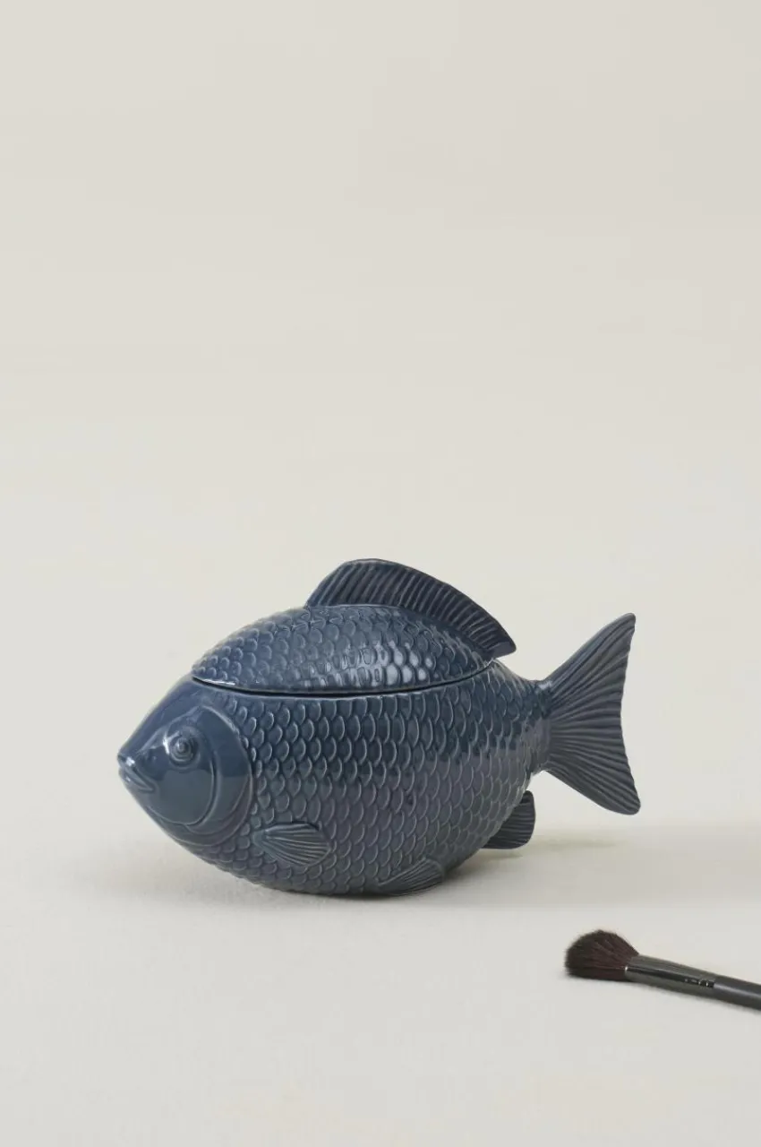 Cheap FISH Koristekulho Kannen Kanssa Koriste-Esineet