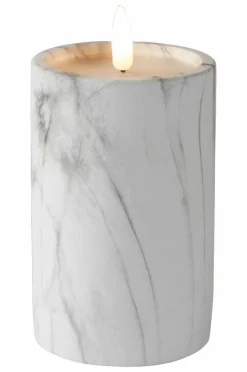 Outlet FLAMME MARBLE Pöytäkynttilä LED, 15 Cm Kynttilät