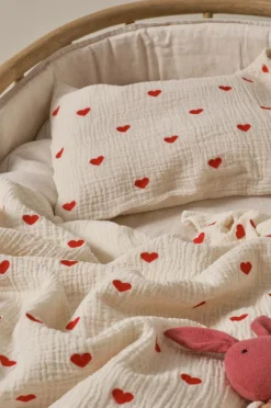 Cheap HEARTS BABY Pussilakanasetti Vaunuihin/kehtoon - Ekologinen Lasten Vuodevaatteet