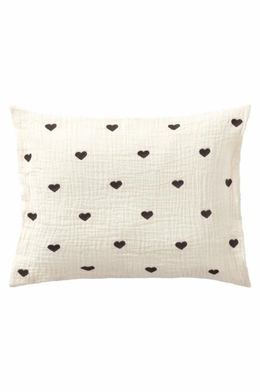 Hot HEARTS BABY Tyynyliina 35x28 Cm - Ekologinen Lasten Vuodevaatteet
