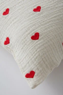 Best HEARTS MINI Tyynyliina 55x35 Cm - Ekologinen Lasten Vuodevaatteet