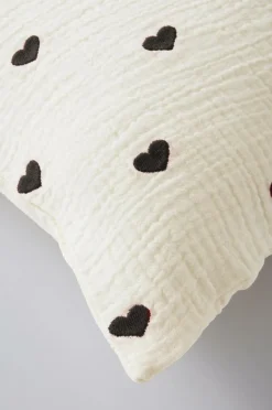 Best Sale HEARTS MINI Tyynyliina 55x35 Cm - Ekologinen Lasten Vuodevaatteet
