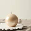 Store HILTON METALLIC Pallokynttilä ø 10 Cm Kynttilät|Joulukoristeet