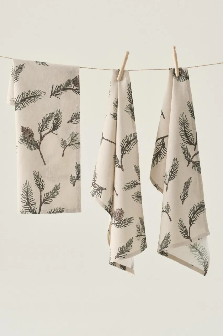 Store HOLLY Keittiöpyyhkeet, 3/pakk. Keittiöpyyhkeet|Joulukattaus