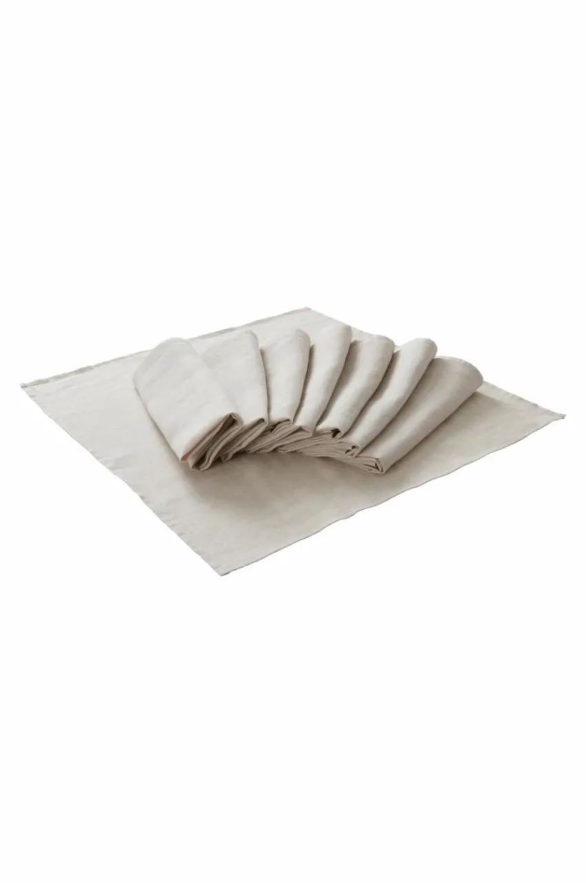 Clearance JONIE Pellavalautasliina 8-pack Lautasliinat