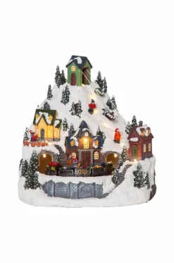 Fashion Joulukylä Alpville 24,5 Cm Jouluvalot