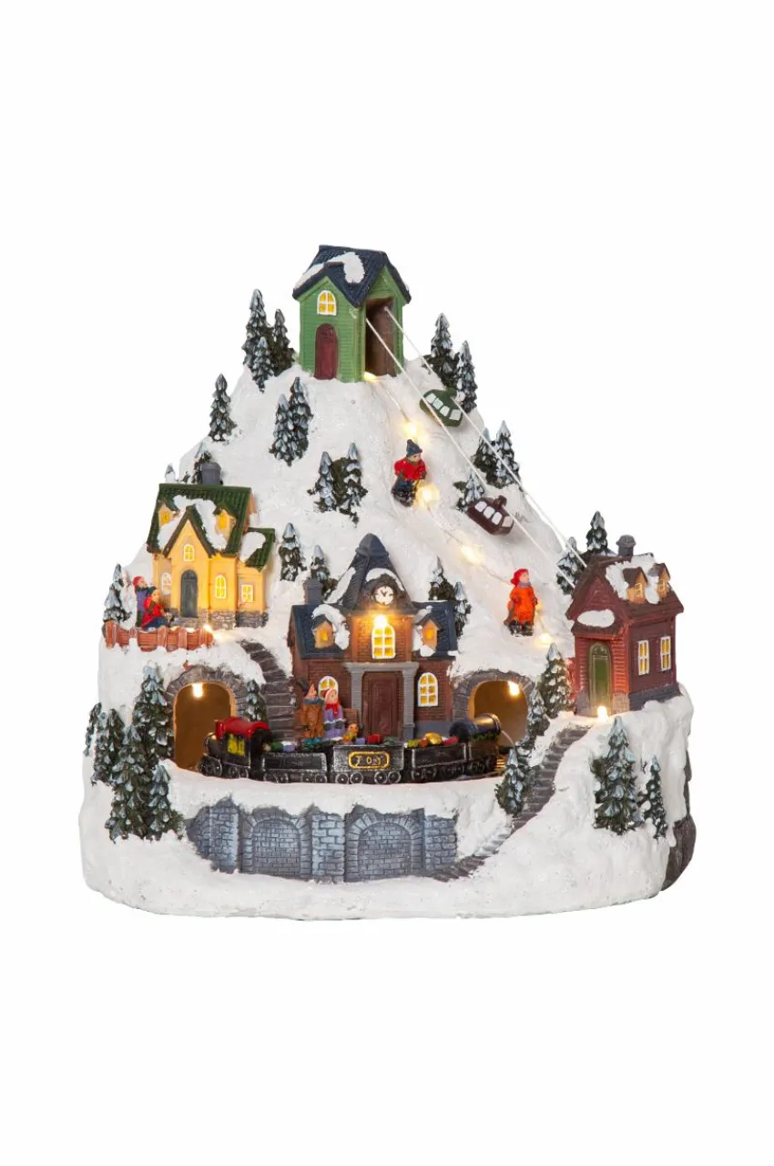 Fashion Joulukylä Alpville 24,5 Cm Jouluvalot