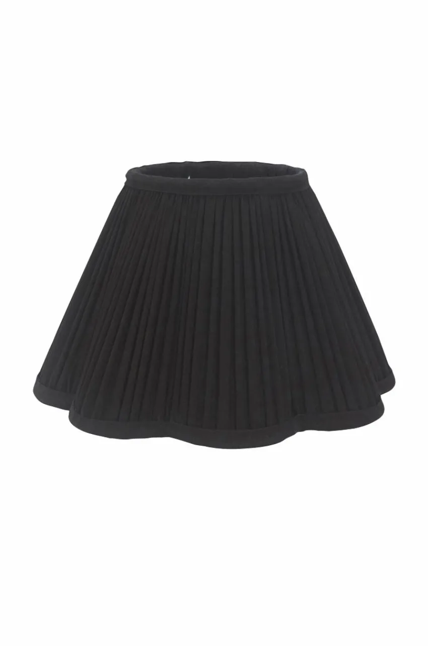 Best Sale Kippivarjostin Siv Plissé, 25 Cm Lampunvarjostimet