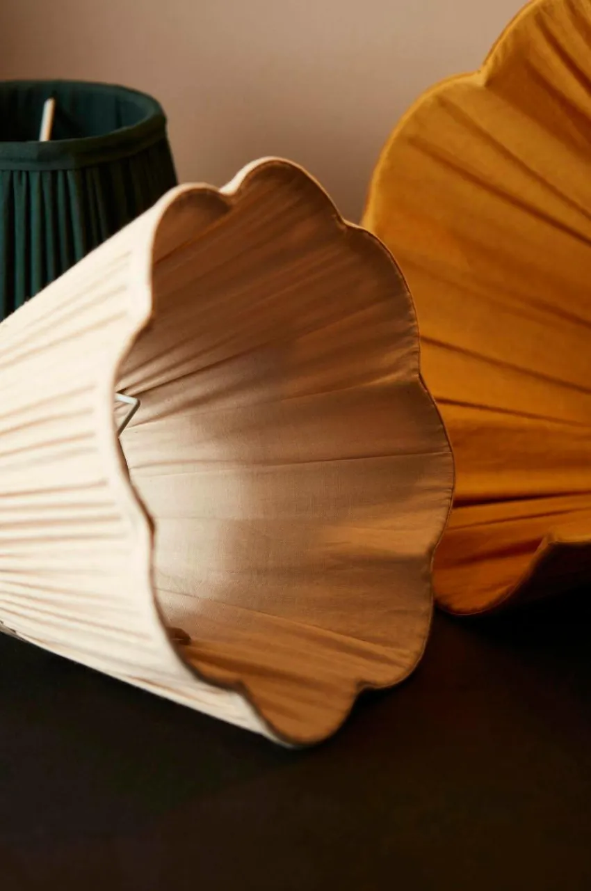 Clearance Kippivarjostin Siv Plissé, 30 Cm Lampunvarjostimet