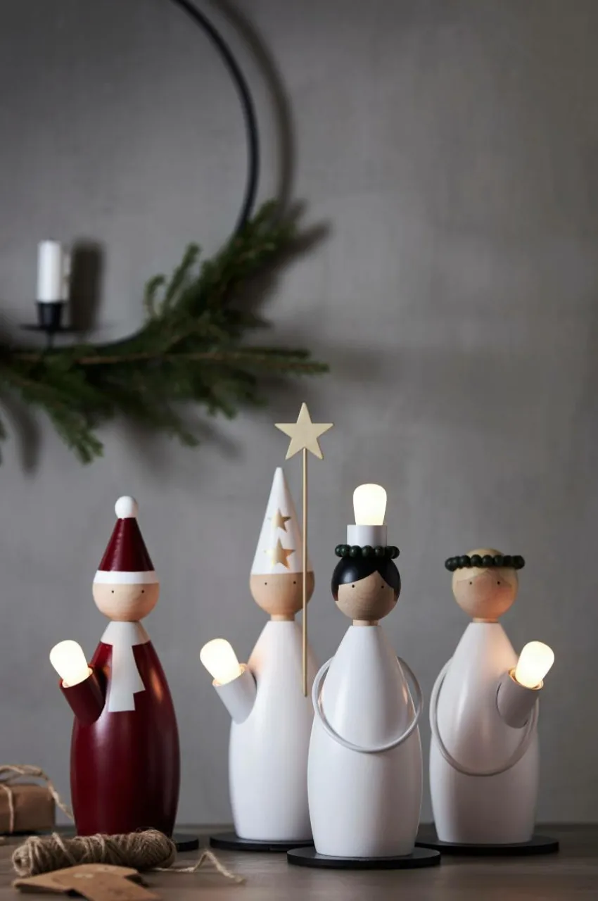 Store Kynttilänjalka Lucia Classic, Korkeus 24 Cm Jouluvalot