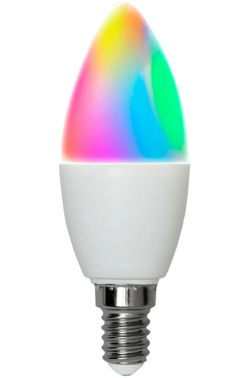Cheap LED-lamppu E14 C37 Smart Bulb Valonlähteet