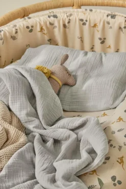 Outlet LILIA BABY Pussilakanasetti Vaunuun/kehtoon - Ekologinen Lasten Vuodevaatteet