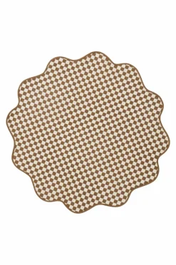 Shop LYRA Pyöreä Puuvillamatto ø 125 Cm Puuvillamatot & Räsymatot