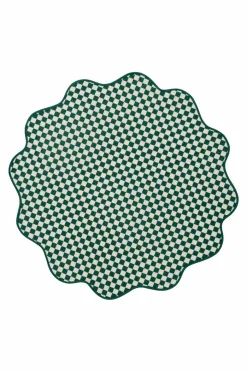 Shop LYRA Pyöreä Puuvillamatto ø 125 Cm Puuvillamatot & Räsymatot