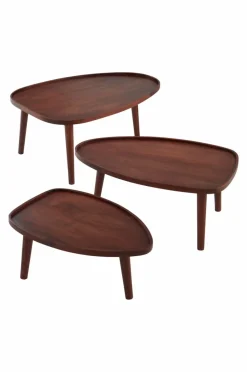 Cheap MANIAGO Sohvapöydät, 3 Osaa, 64x95 Cm/55x84 Cm/45x68 Cm Pöydät
