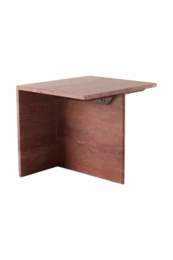 Outlet MELETO Sivupöytä Travertiini 40x45 Cm Pöydät