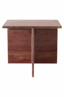 Outlet MELETO Sivupöytä Travertiini 40x45 Cm Pöydät