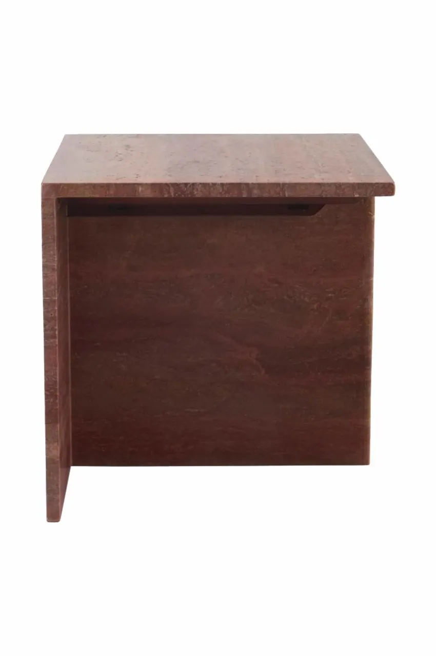 Outlet MELETO Sivupöytä Travertiini 40x45 Cm Pöydät