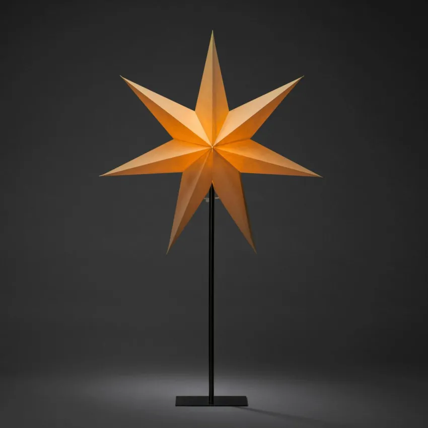 Best Sale Metallijalkainen Paperitähti, Korkeus 80 Cm Jouluvalot