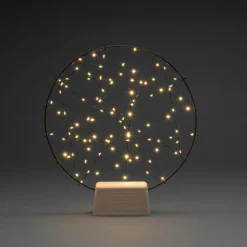 Shop Metallikoriste Pyöreä, 100 LED 39,5 Cm Jouluvalot