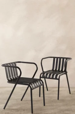 Sale NERJA Tuolit, 2/pakk. Puutarhatuolit & Puutarhajakkarat|Ulkokalusteet