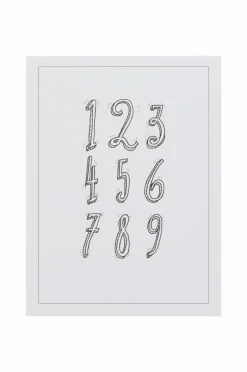 Cheap NUMBERS Juliste 30x40 Cm Julisteet & Taulut|Lasten Sisustusesineet
