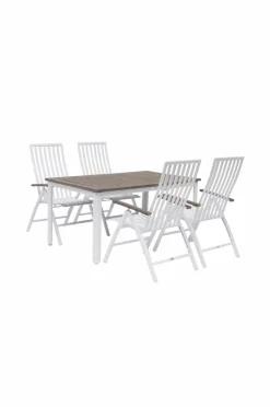 Cheap NYDALA Pöytä 90x150/200 Cm Puutarhapöydät|Ulkokalusteet
