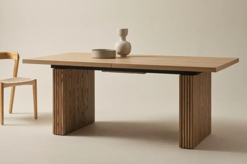 Sale PALANZO Ruokapöytä Ja Jatkolevy 105x196+45 Cm Pöydät