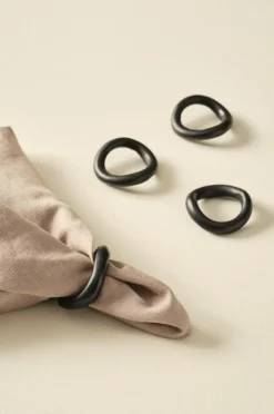 Fashion PARKER Lautasliinarenkaat, 4/pakk. Kattaus- Ja Keittiötarvikkeet