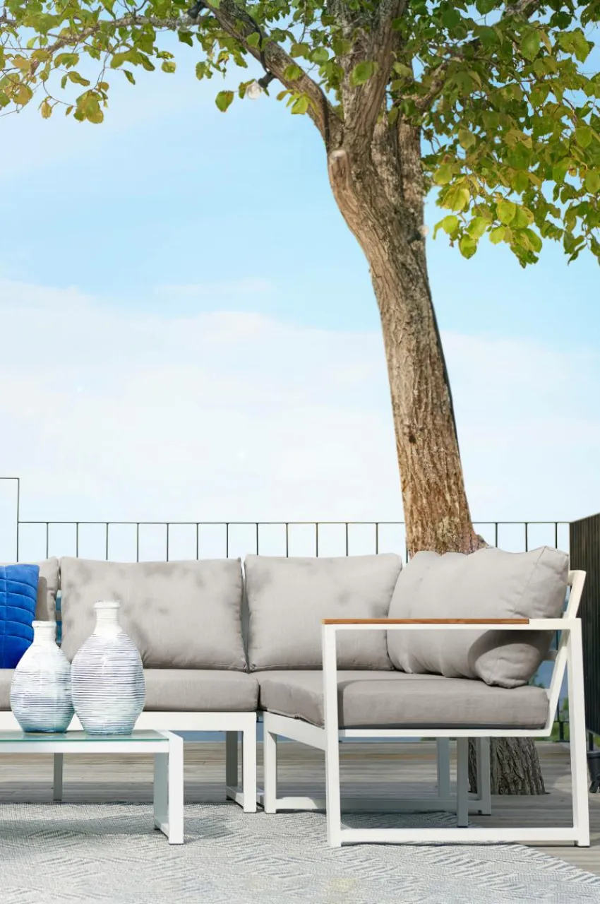 Shop PAROS Loungesohva - 3 Osaa Puutarhasohvat & Puutarhapenkit|Ulkokalusteet