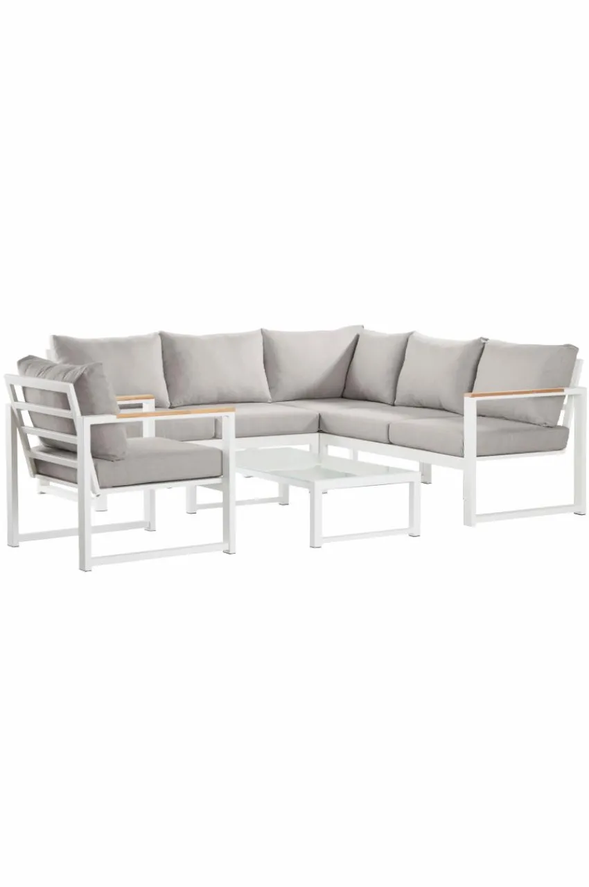 Shop PAROS Loungesohva - 3 Osaa Puutarhasohvat & Puutarhapenkit|Ulkokalusteet