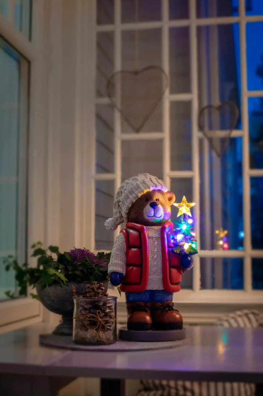 Store Pieni Teddykarhu LED Korkeus 38,5 Cm Jouluvalot