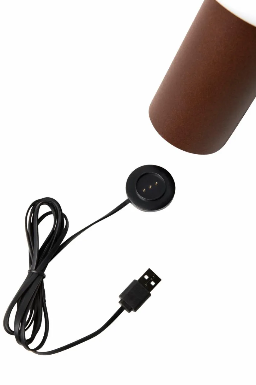 Cheap Pöytävalaisin Antibes USB, Korkeus 19 Cm Ulkovalaisimet|Ulkovalaisimet