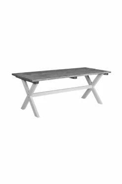 Hot SHABBY CHIC Pöytä 86 X 195 Cm Puutarhapöydät|Ulkokalusteet