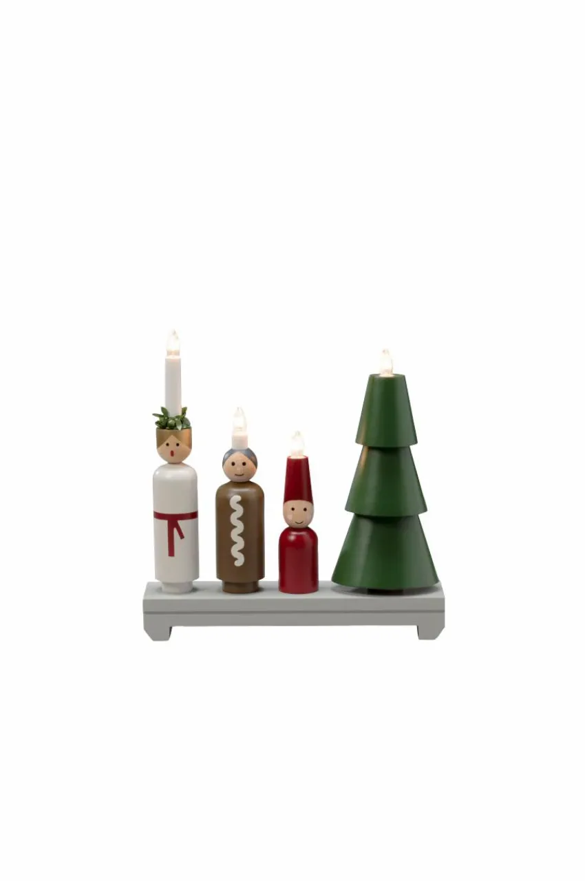 Shop Sähkökynttelikkö 4 Lamppua, Lucia 29,9 Cm Jouluvalot