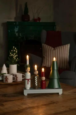 Shop Sähkökynttelikkö 4 Lamppua, Lucia 29,9 Cm Jouluvalot