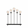 Outlet Sähkökynttelikkö 5 Lamppua, Metallia 54 Cm Jouluvalot