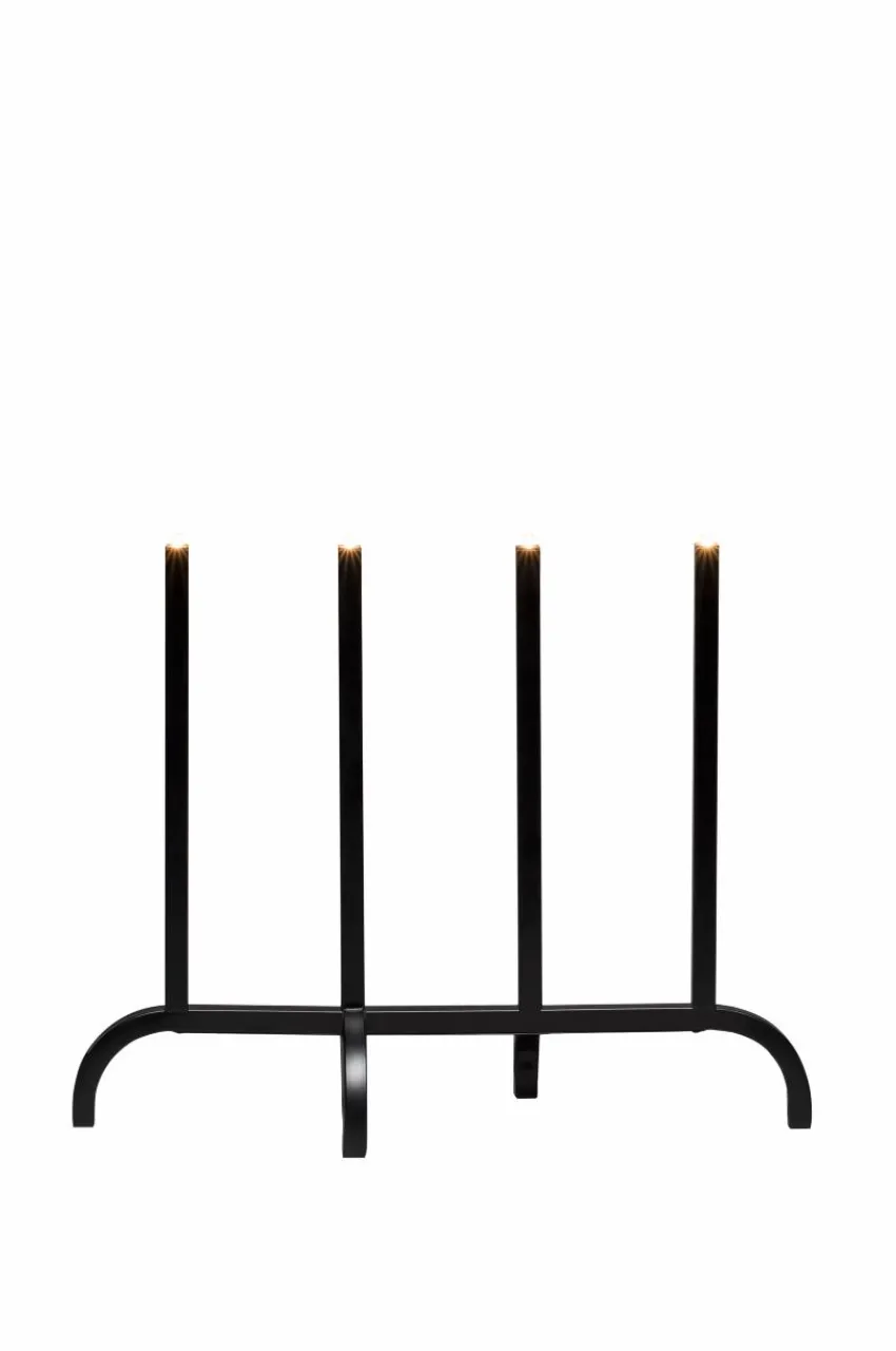Best Sähkökynttelikkö 4 Lamppua, Metallia 40,8 Cm Jouluvalot