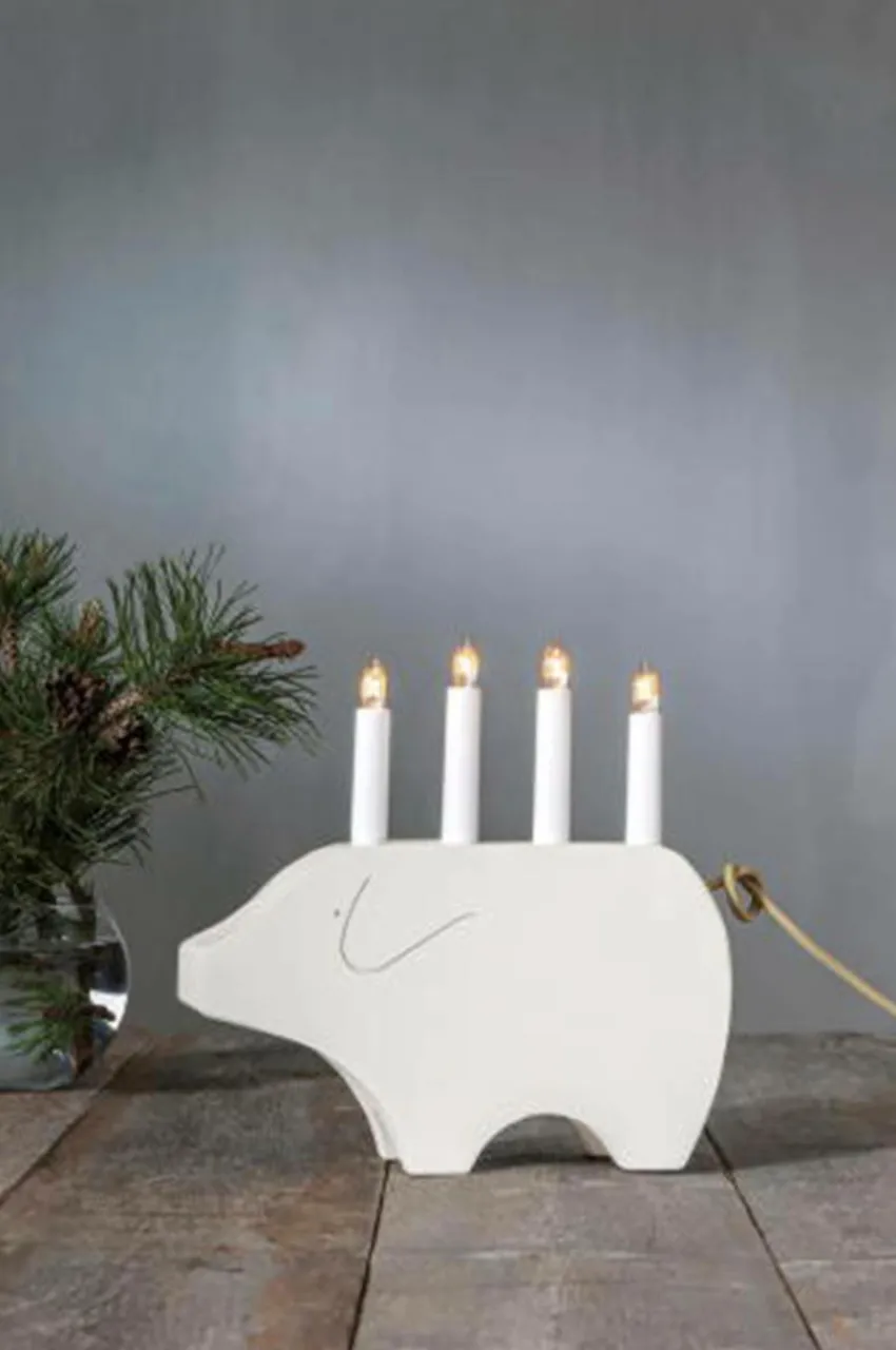 Discount Sähkökynttelikkö Gry, Korkeus 28 Cm Jouluvalot