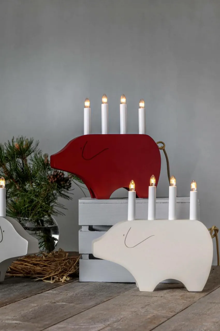 Discount Sähkökynttelikkö Gry, Korkeus 28 Cm Jouluvalot